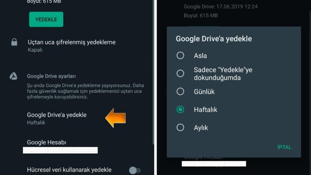 Android Telefonlarda WhatsApp Mesajlarını Yedekleme - 3