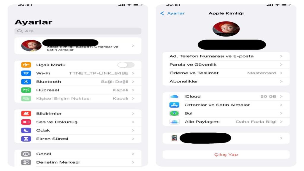 iPhone, iPad veya iPod Touch ile Apple Kimliği Oluşturmak
