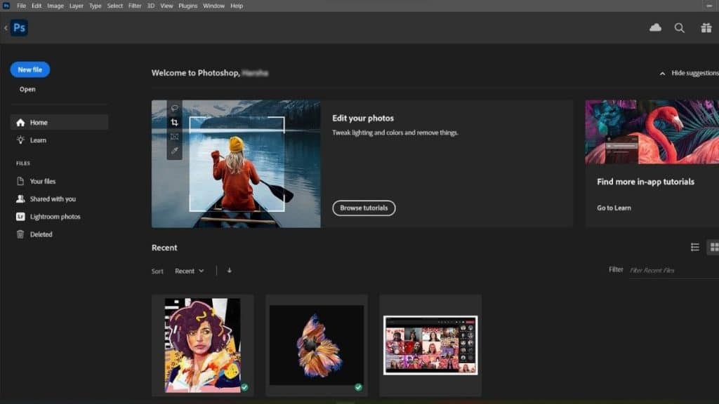 Adobe Photoshop Web Sürümü, Herkes için Ücretsiz Olacak