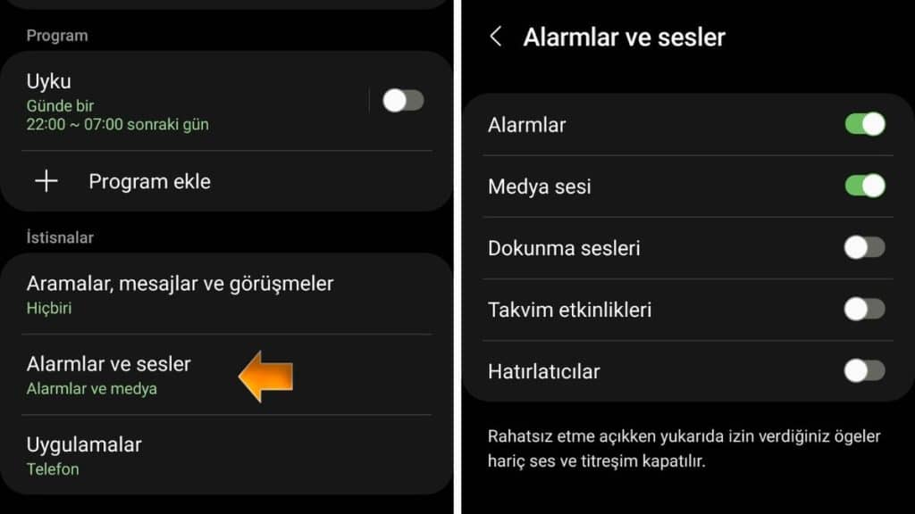 Android Cihazlarda Rahatsız Etme Modu Nasıl Özelleştirilir - 4