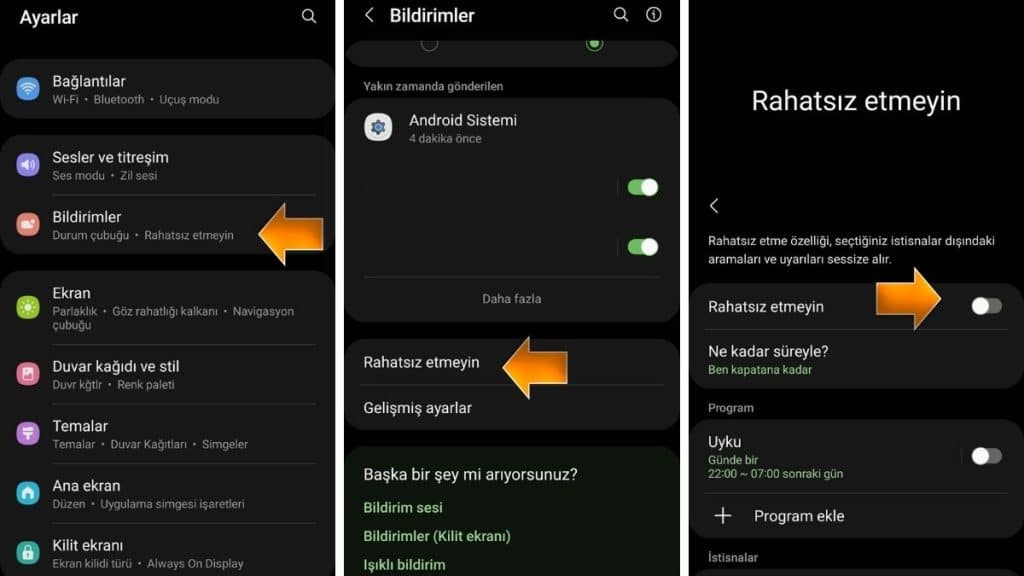 Android Cihazlarda Rahatsız Etme Modu Nasıl Açılır - 2
