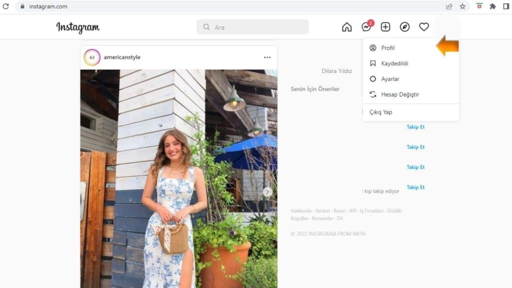 Bilgisayar ile Instagram Kullanıcı Adı Değiştirme Bilgisayar Üzerinden Instagram Kullanıcı Adı Değiştirme - 1