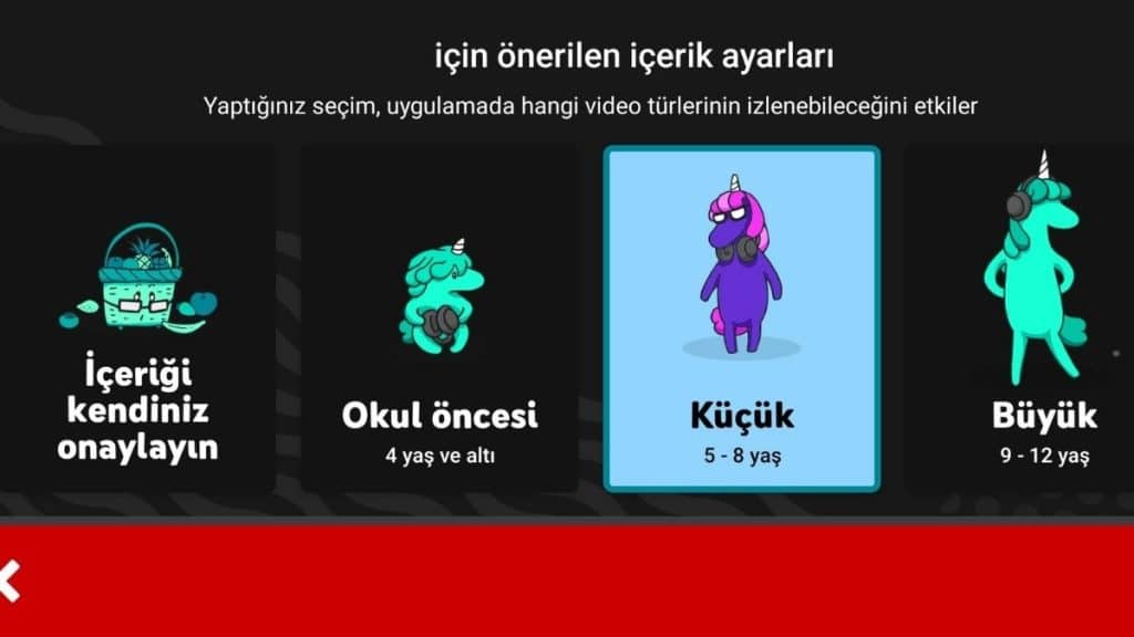 İçerik Ayarı Oluşturma