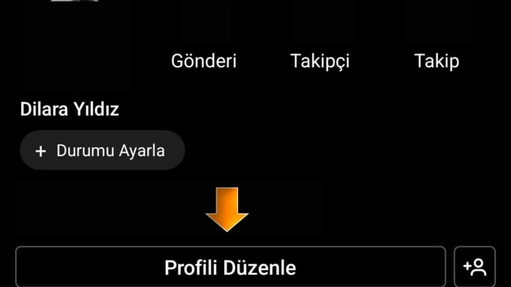 Profili Düzenleme Bölümüne Erişme Telefon Üzerinden Instagram Kullanıcı Adı Değiştirme - 1