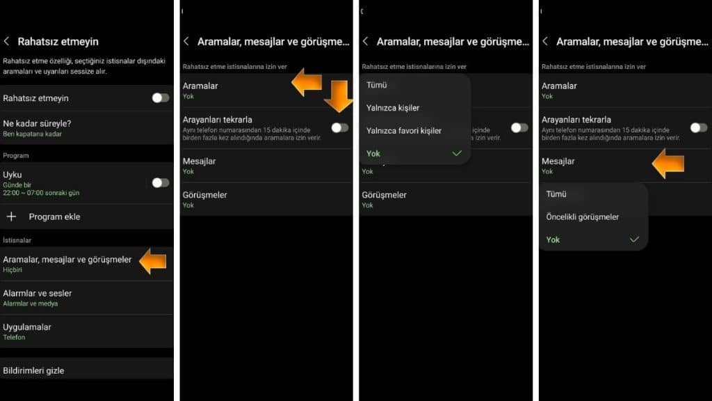 Android Cihazlarda Rahatsız Etme Modu Nasıl Özelleştirilir - 3
