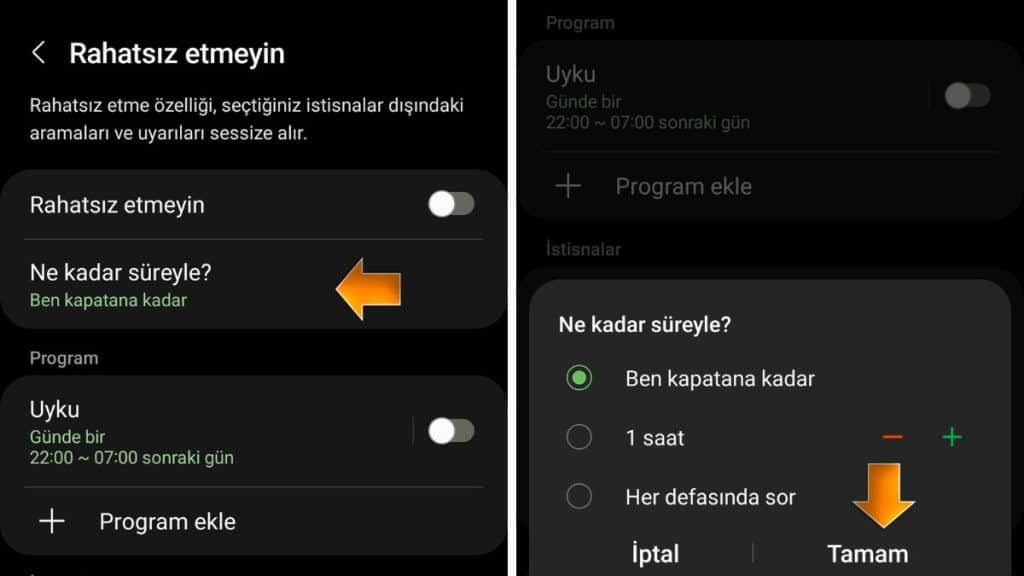 Android Cihazlarda Rahatsız Etme Modu Nasıl Özelleştirilir - 1