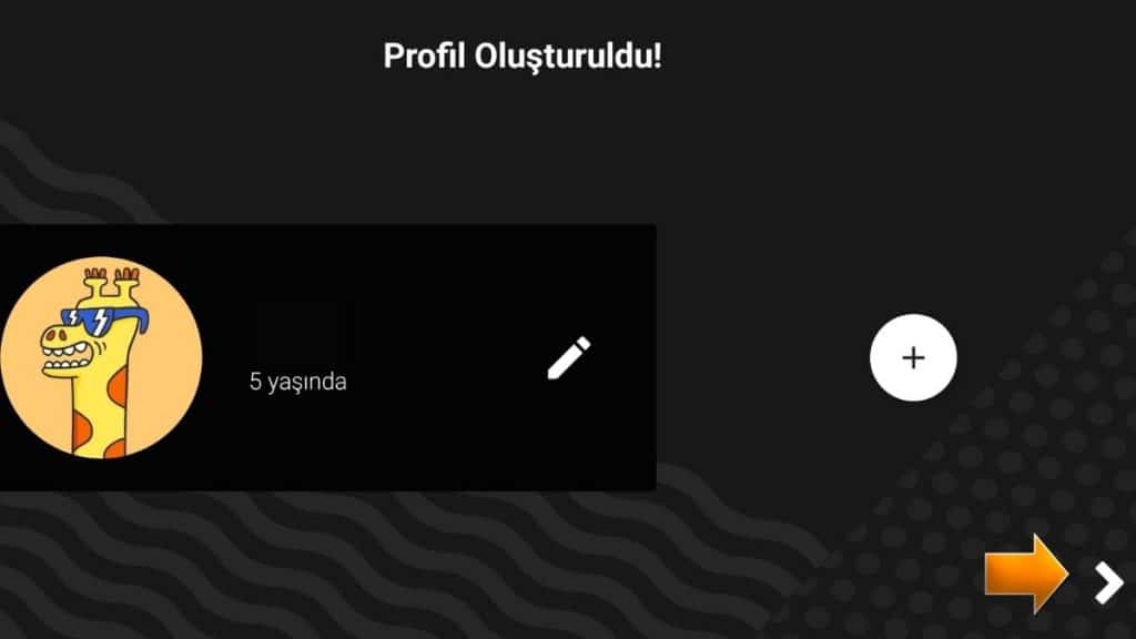 YouTube Kids Profil Oluşturmayı Tamamlama