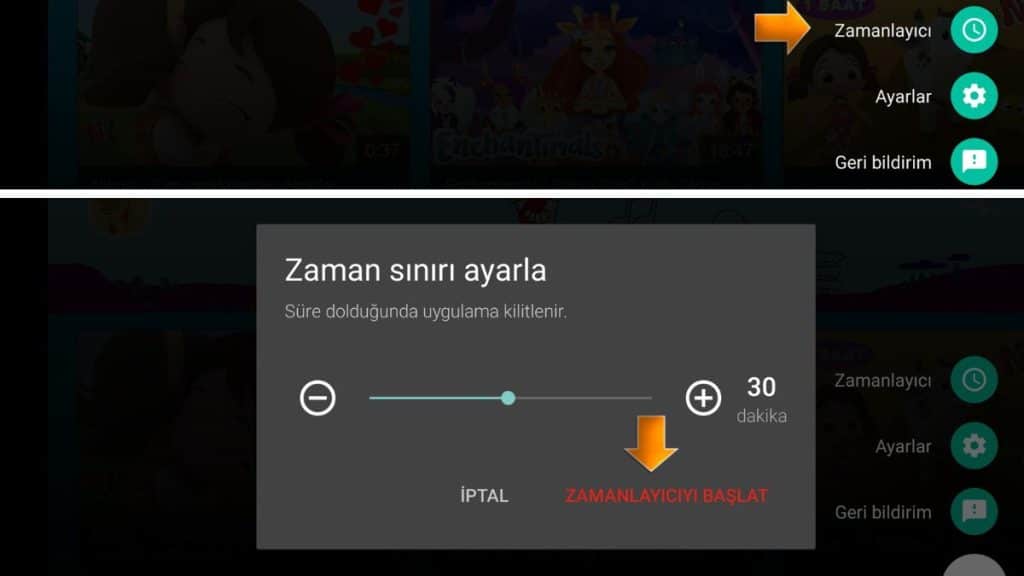 YouTube Kids Zamanlayıcı