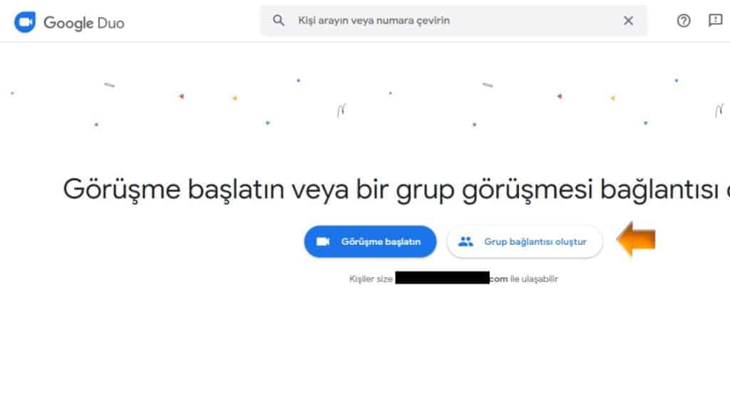 Bilgisayar Üzerinden Grup Görüntülü Görüşmesi Başlatma