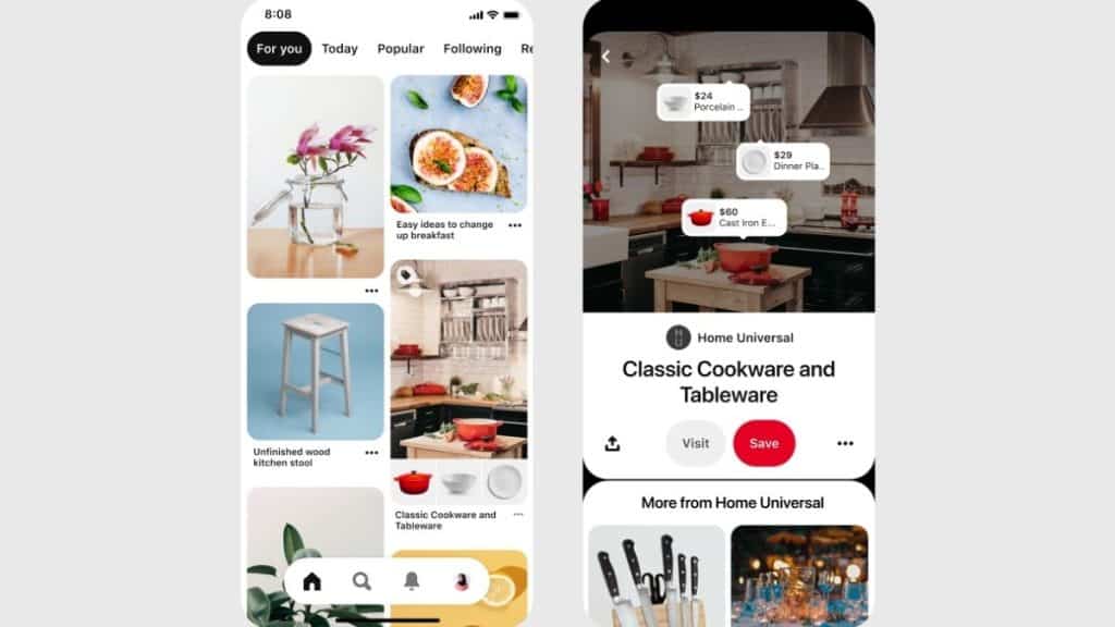 Pinterest yeni alışveriş özelliği