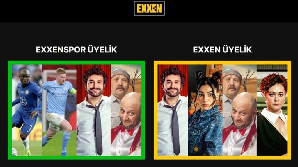Exxen Üyelik Paketleri Nelerdir