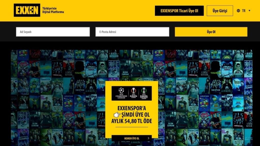 Exxene Nasıl Üye Olunur