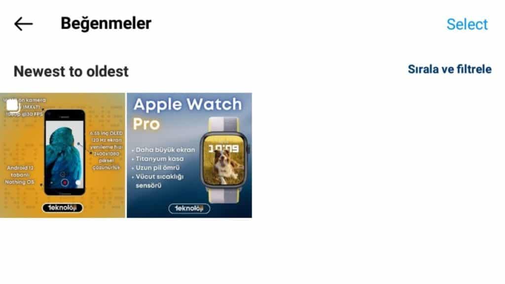 Instagram Beğenilen Gönderiler Nasıl Görülür - 3