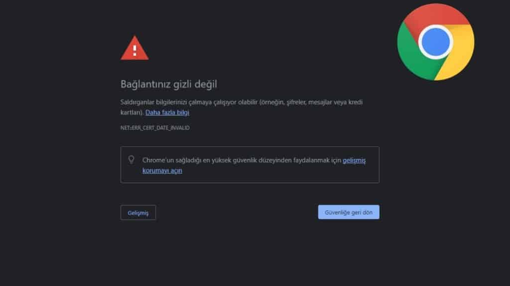 bağlantınız gizli değil hatası nasıl çözülür