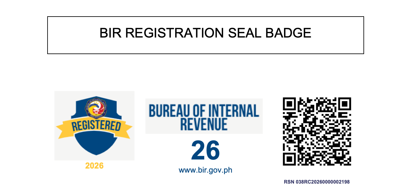 BIR registration badge