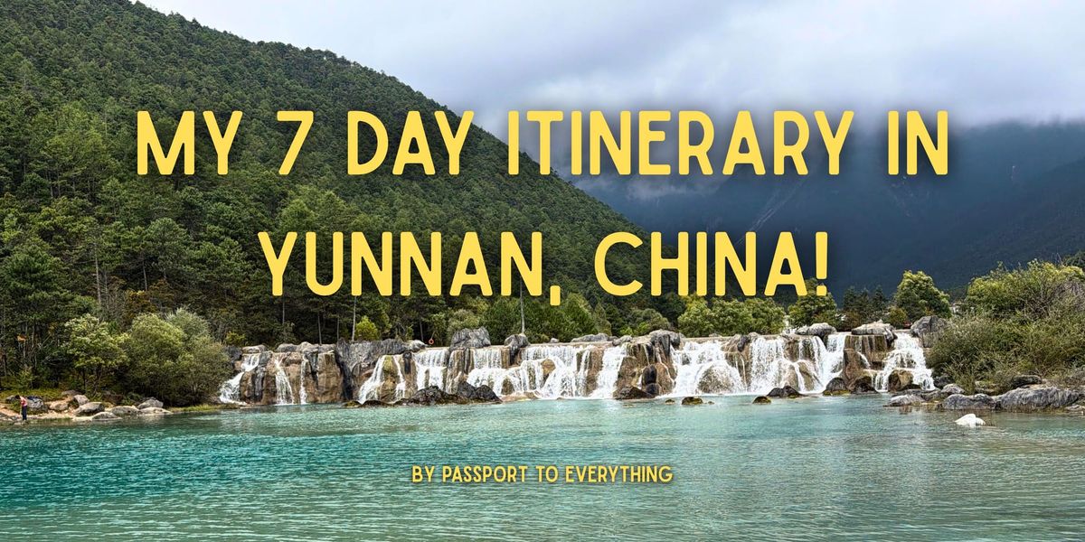 My first time in Yunnan, China!