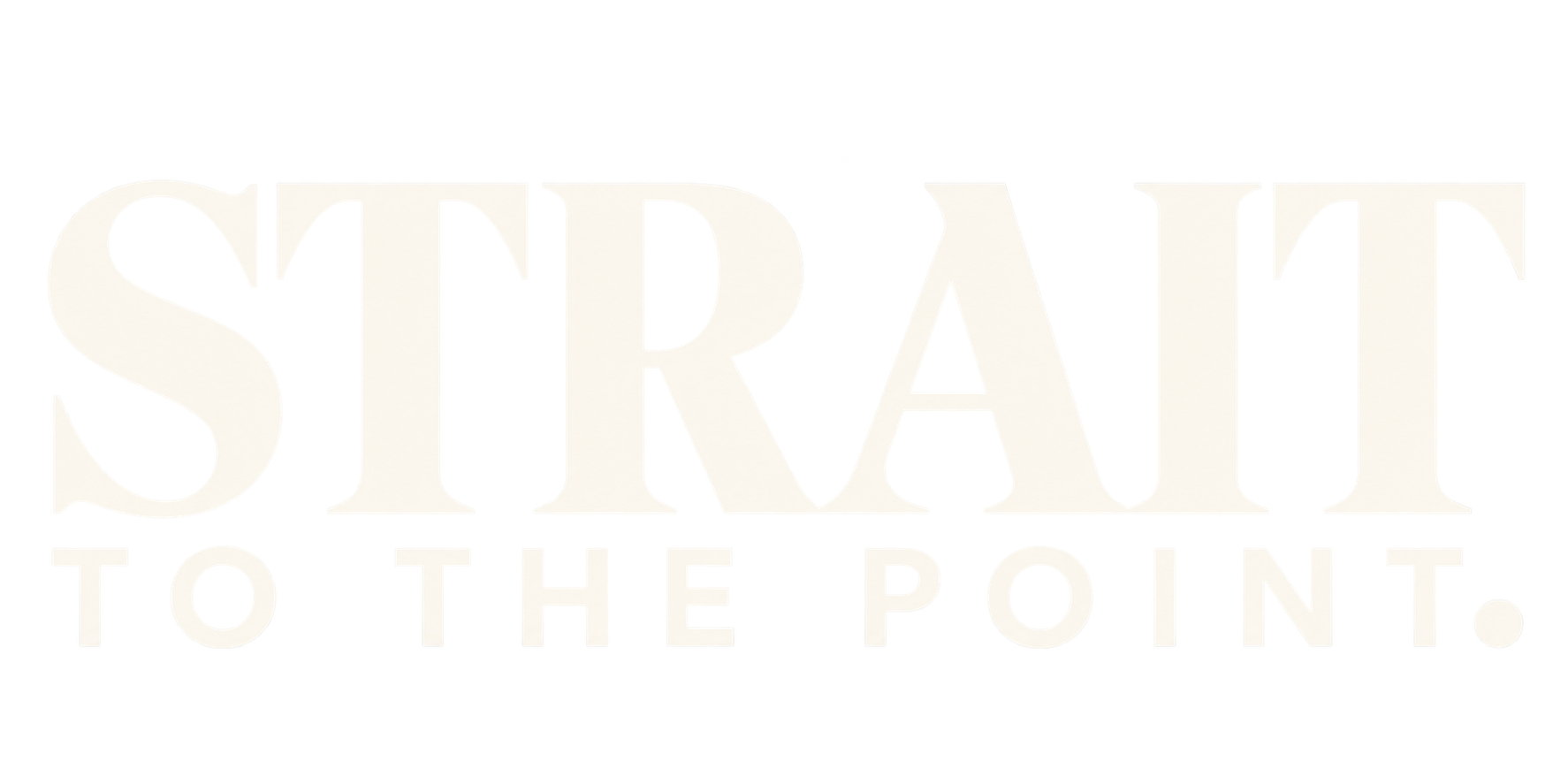 Strait to the Point