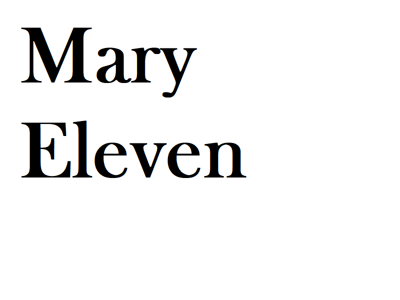 New Wife: John Eleven