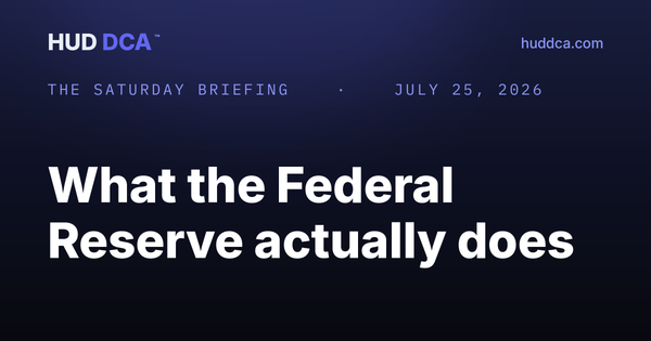The Saturday Briefing: What the Federal Reserve actually does