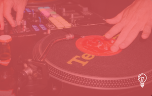 Budweiser 'Vinyl bar coasters'