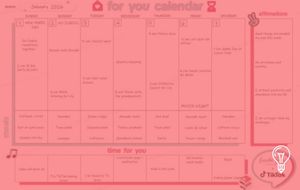 TikTok: "For You" Calendar