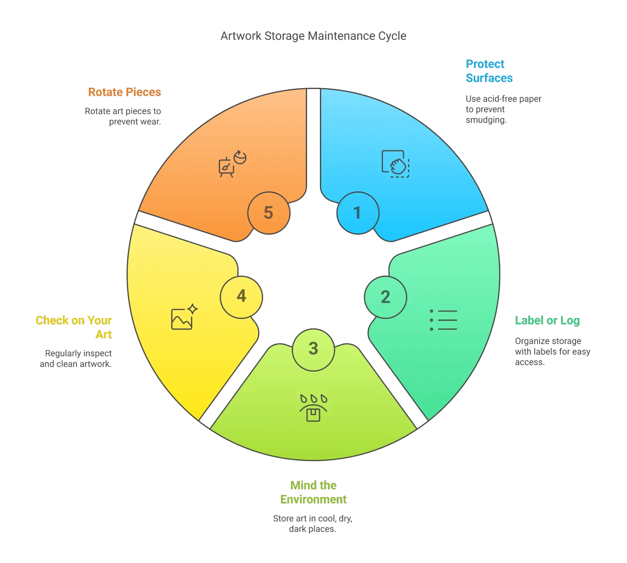 Artist choosing between flat file drawers and a portable portfolio