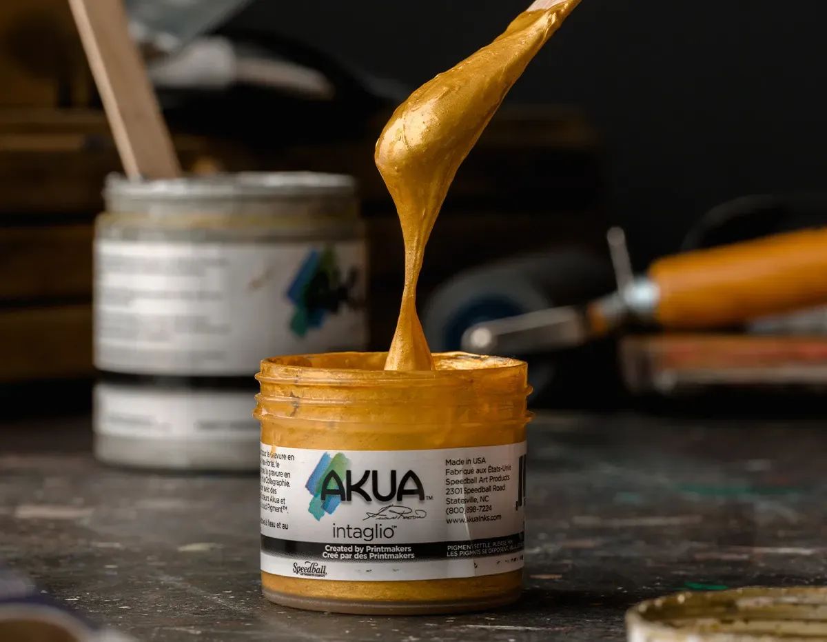 Akua Intaglio Inks for printmaking