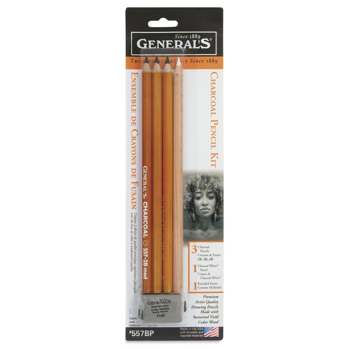 General's Charcoal Pencils and Sets for Artists and Beginners