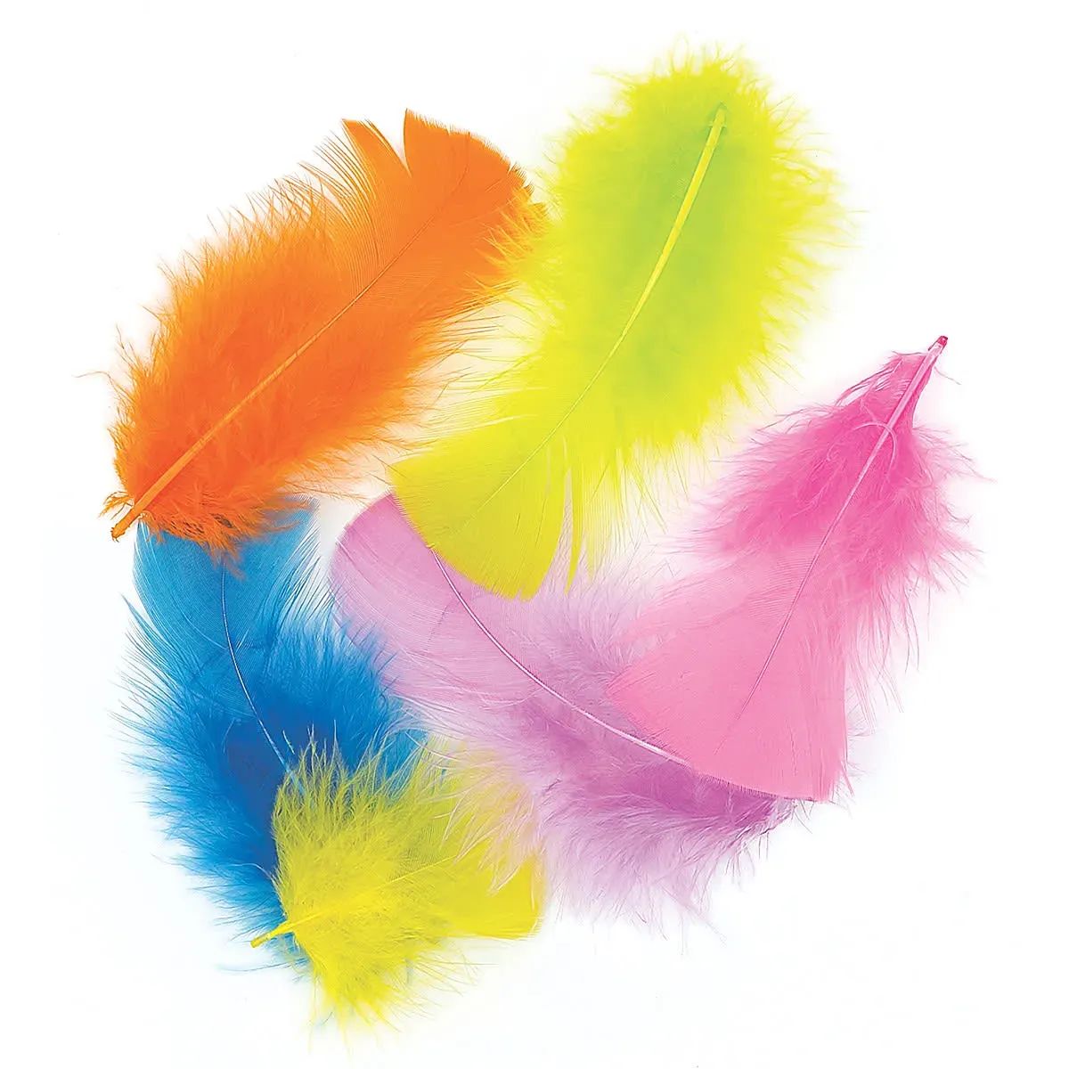 Colorful Creativity Street Maribou Feathers for Crafts