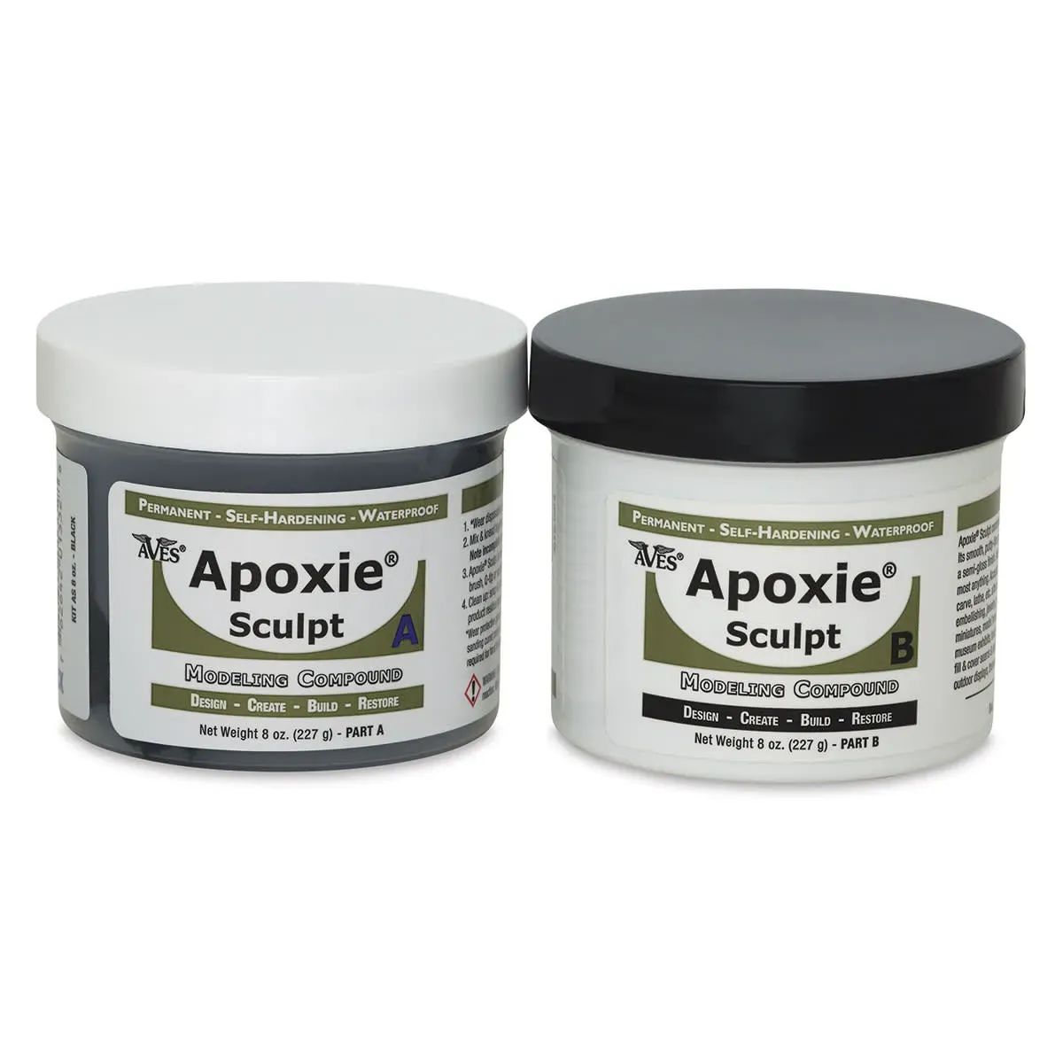 Aves Apoxie Sculpt two-part epoxy clay used for sculpting, modeling, and durable repairs