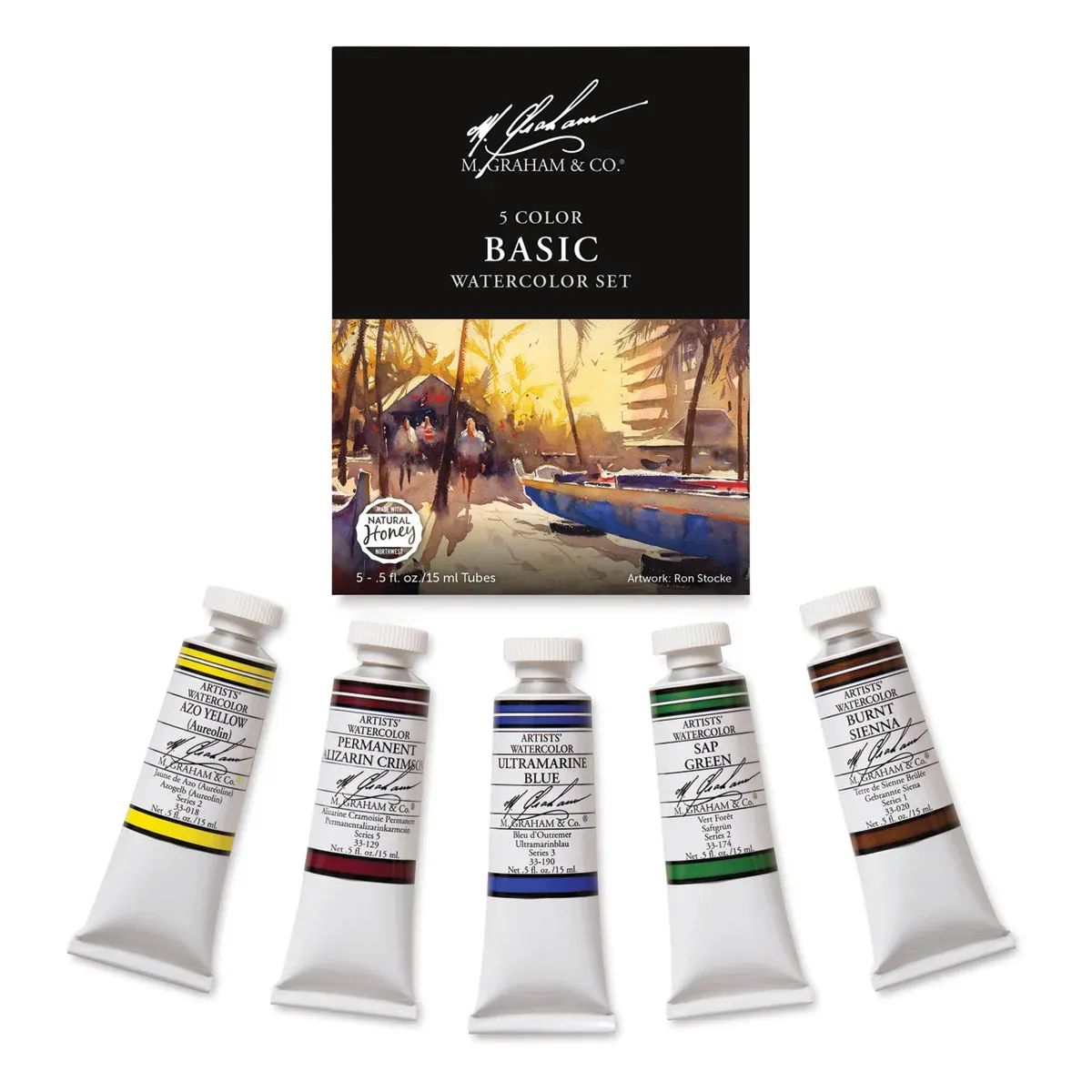 M. Graham Artists' Watercolor Tubes and Sets - vibrant honey-based eco-friendly paints