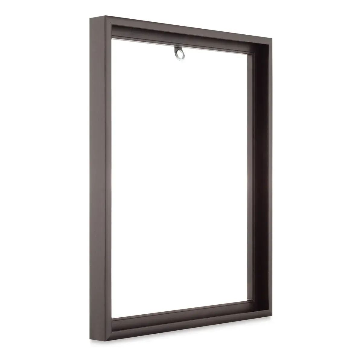 Nielsen Bainbridge metal frame kit used to display artwork in a modern home gallery