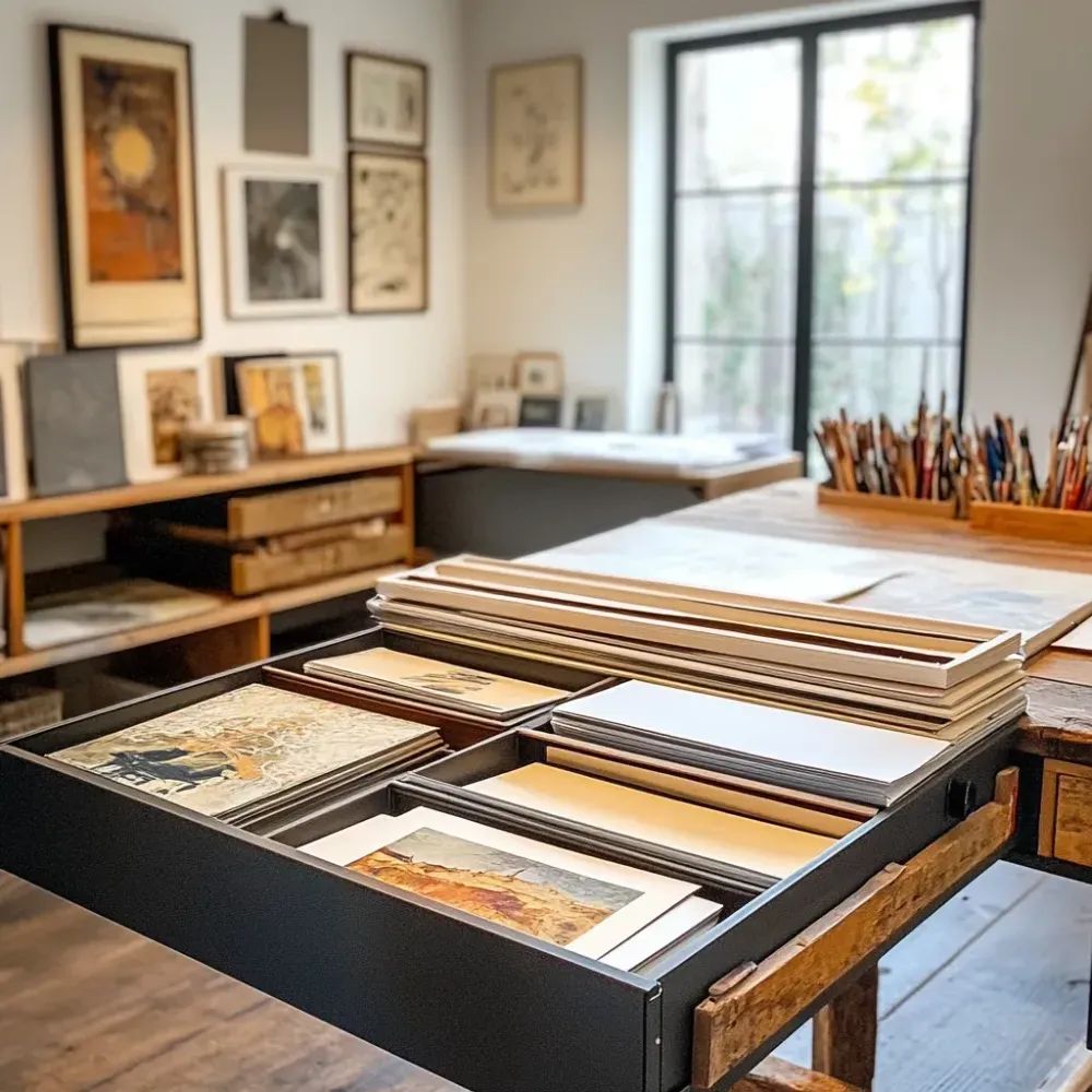 How to Properly Store and Protect Your Artwork in a Flat File
