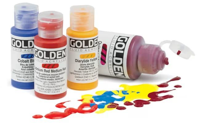 Golden Fluid Acrylics
