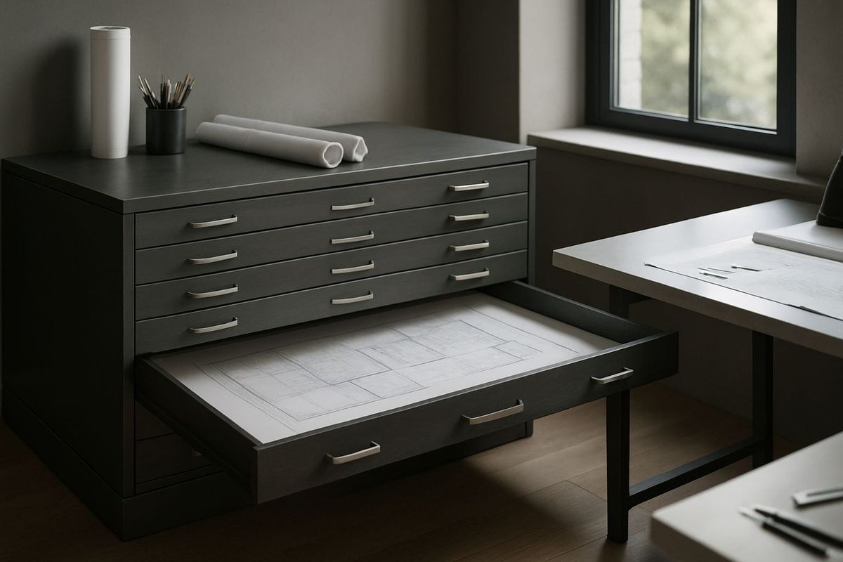 How to Choose the Right Flat File Cabinet for Art, Blueprints, and Drawings?