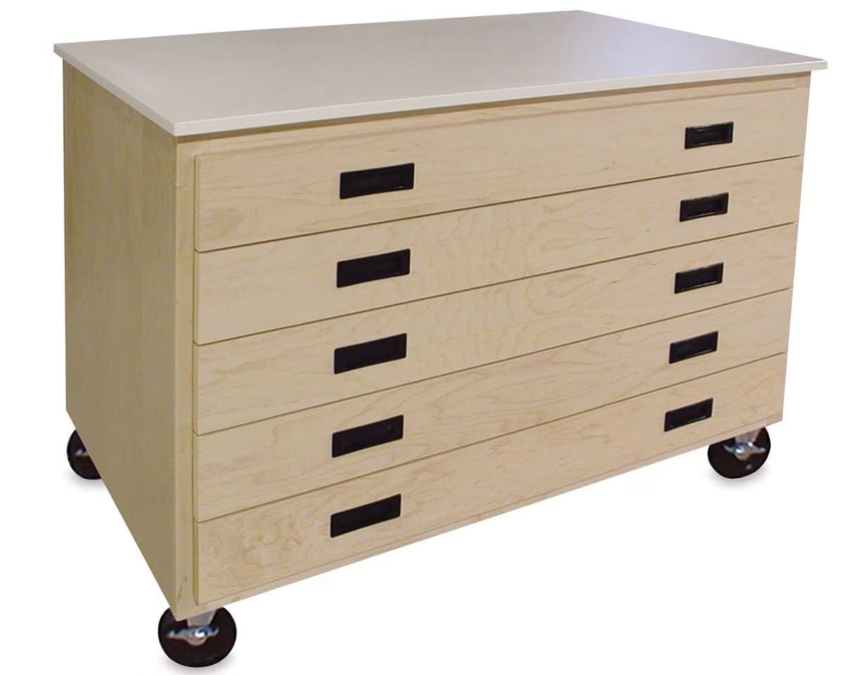 Hann Mobile Art Storage Cart – Organized Paper Storage on the Move