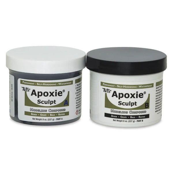 Aves Apoxie Sculpt two-part epoxy clay used for sculpting, modeling, and durable repairs