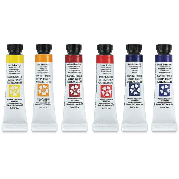 Daniel Smith Extra Fine Watercolor Tubes and Sets – high-quality artist-grade paints with vibrant pigments and unique natural minerals