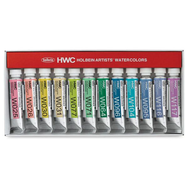 Professional Holbein Artists’ Watercolors – vibrant pigments and smooth consistency for all skill levels