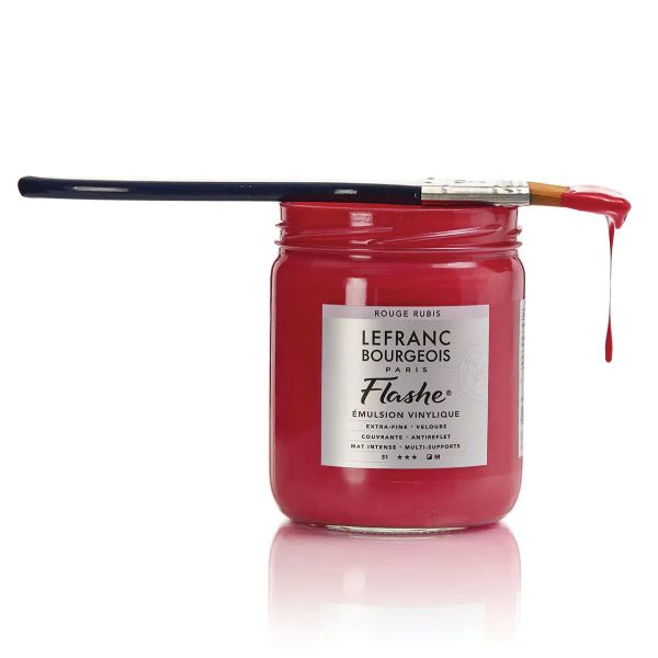 Lefranc & Bourgeois Flashe Vinyl Paints in vibrant colors for professional and beginner artists