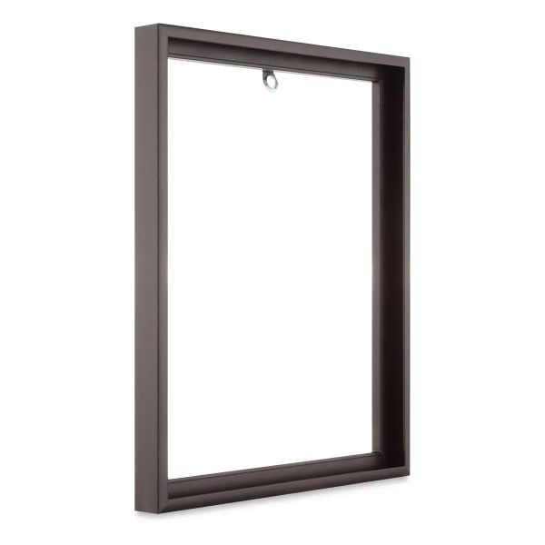 Nielsen Bainbridge metal frame kit used to display artwork in a modern home gallery