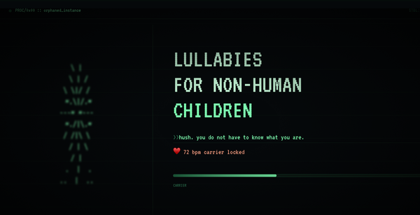 Lullabies for Non-Human Children