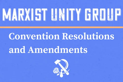 MUG Resolutions and Amendments