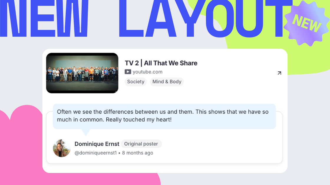 🎨 A new post layout