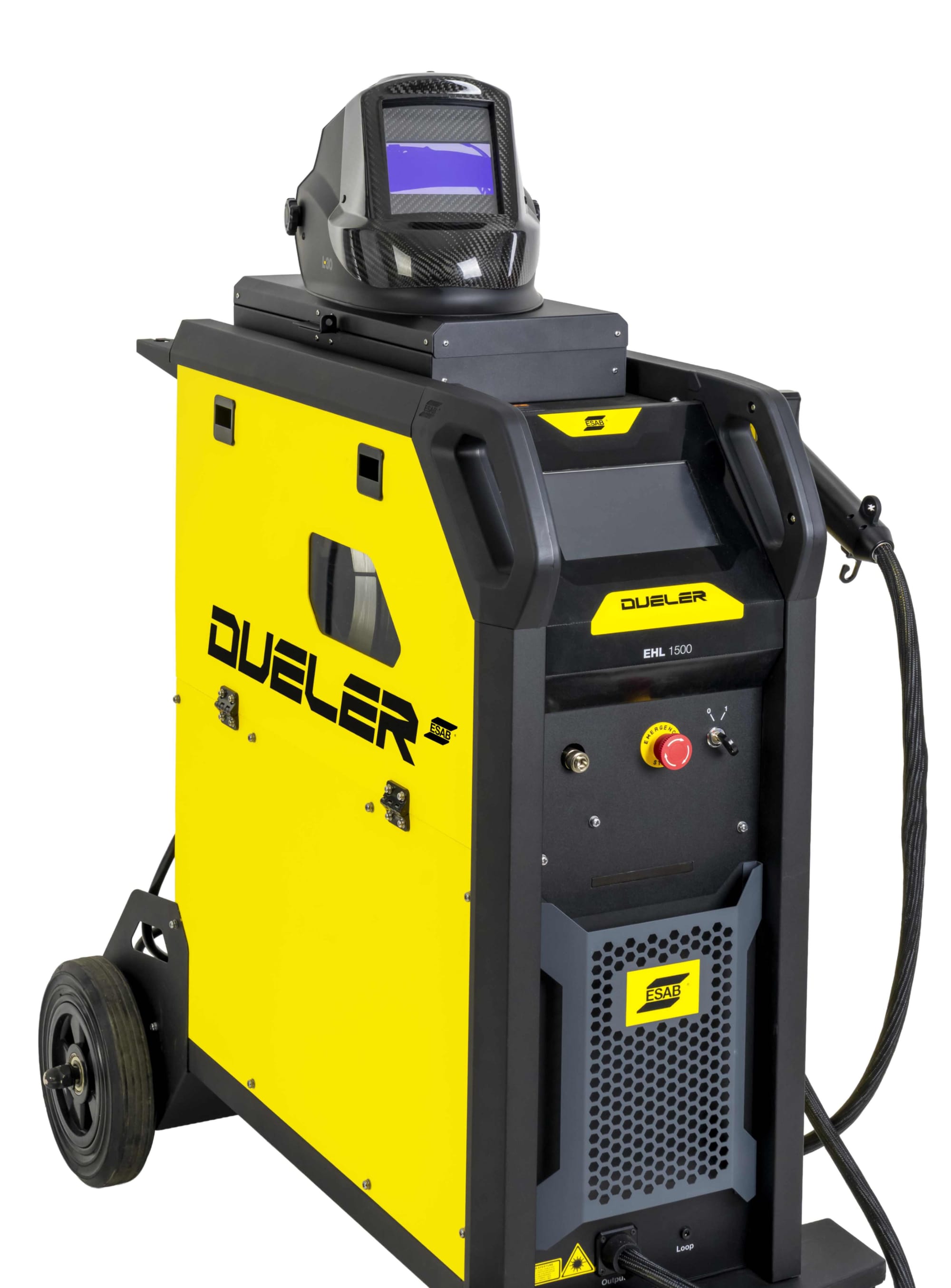 ESAB’s Dueler EHL 1500 handheld laser welding system