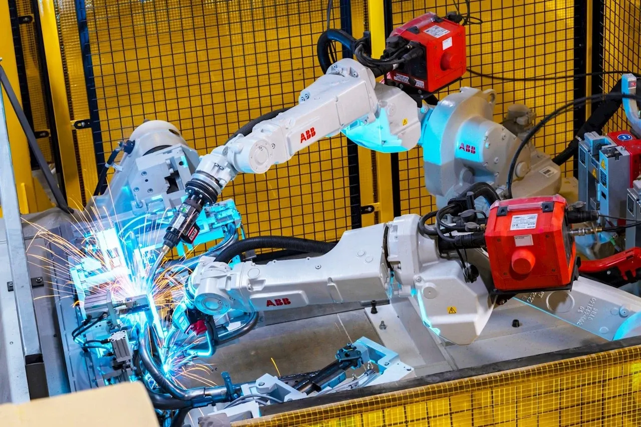 ABB welding robots