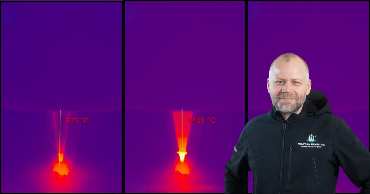 Thermal Imaging Tracks TIG Tungsten Wear
