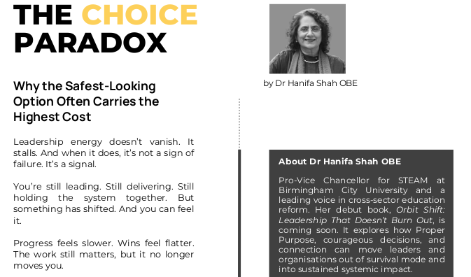 THE CHOICE PARADOX