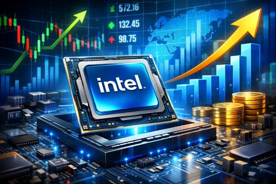 INTC · 阶段止盈提醒 · 后市策略 Staged Take-Profit Reminder · Forward Strategy