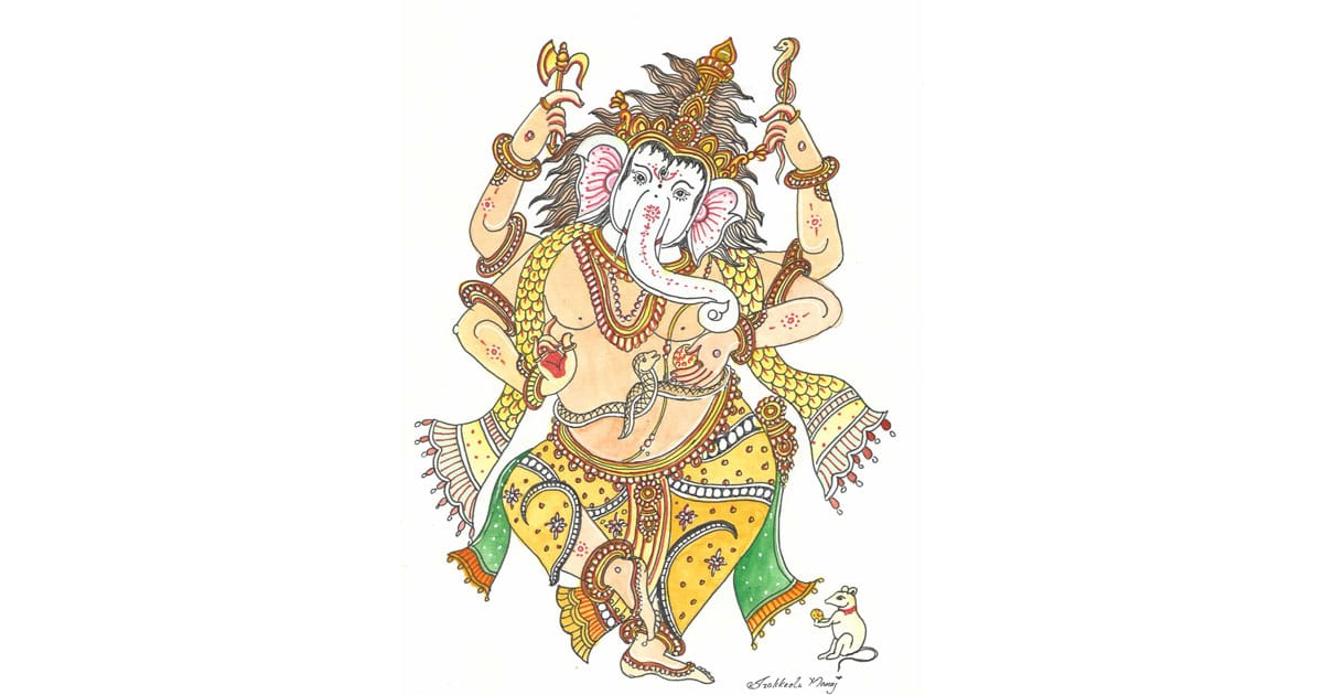 Ganesha the Scribe